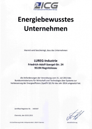 Energiebewusstes Unternehmen